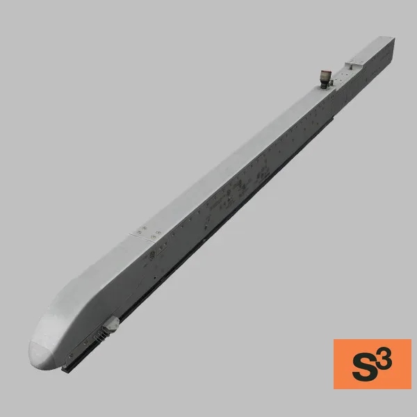 LAU-127 · US · grey — 3D model preview