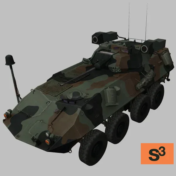 LAV-25-TOW · US · camo — 3D model preview