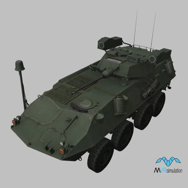 LAV-25-TOW · US · green — 3D model preview