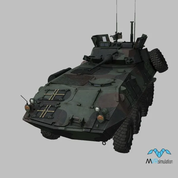 LAV-25A2 · US · camo — 3D model preview