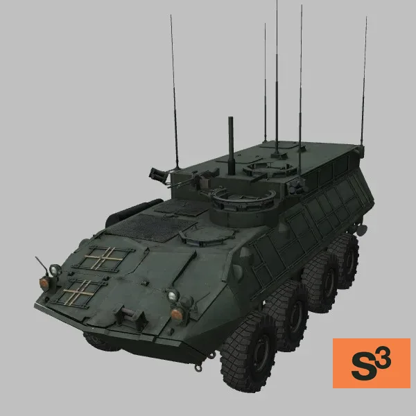 LAV-C2 · US · green — 3D model preview