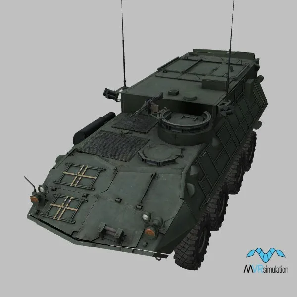 LAV-L · US · green — 3D model preview