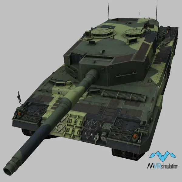 Leopard-2A4 · FI · camo — 3D model preview