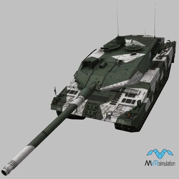 Leopard-2A6 · FI · winter — 3D model preview