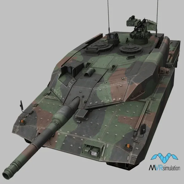Leopard-2A7 · DE · camo — 3D model preview