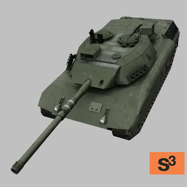 Leopard-C2A1-MEXAS · CA · green — 3D model preview