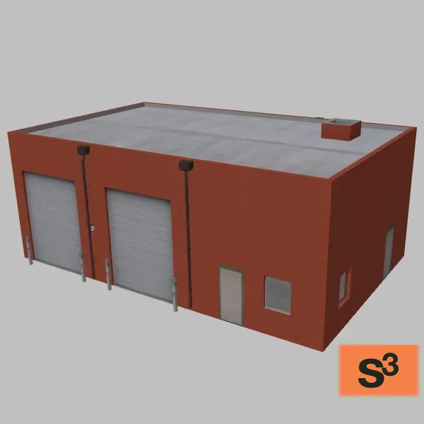 leschi-town bldg 04-firestation — 3D model preview