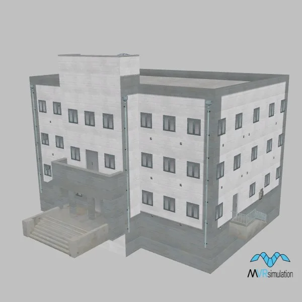leschi-town office 10-municipal — 3D model preview