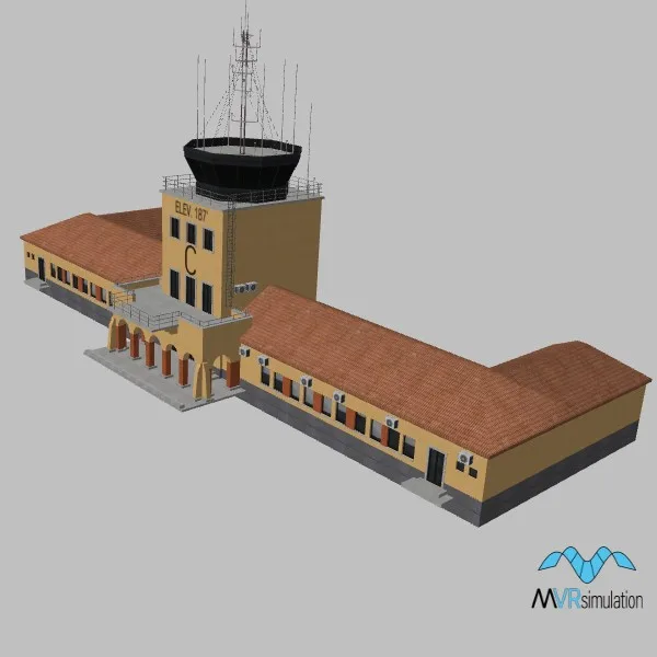 LPMR-Monte-Real-Control-Tower — 3D model preview