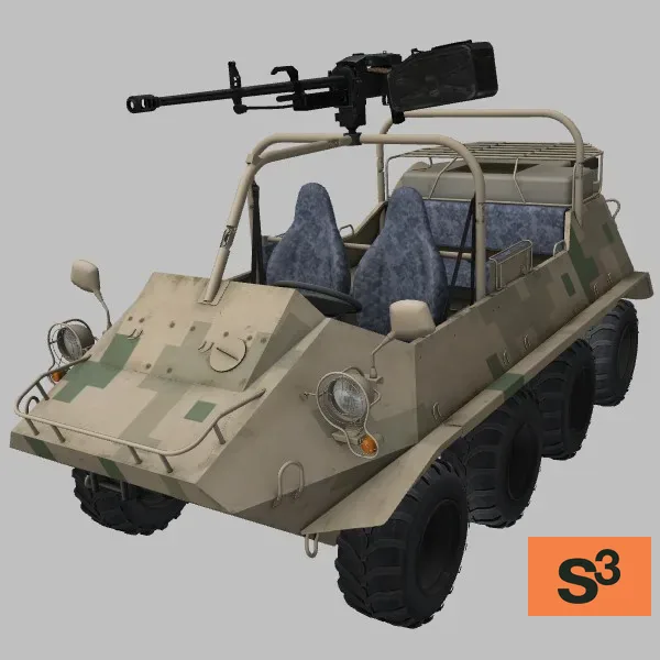 Lynx-CS-VP4 · QJZ-89 · CN · digital-desert — 3D model preview