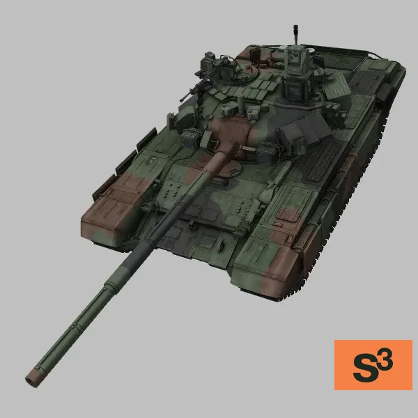 M-84AS · RS · camo — 3D model preview