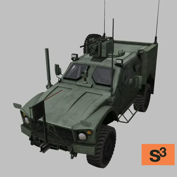 M-ATV-EXI · M153 · US · green — 3D model preview