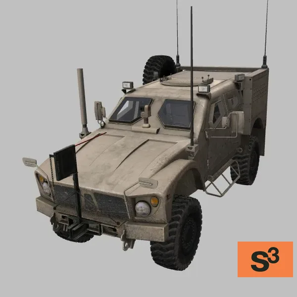 M-ATV-EXI · US · desert — 3D model preview
