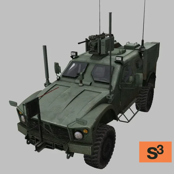 M-ATV-SXB · M153 · US · green — 3D model preview