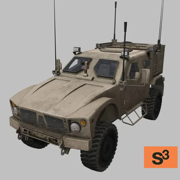 M-ATV-SXF · US · desert — 3D model preview