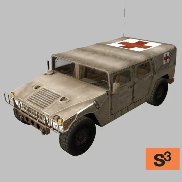 M1035 · US · desert — 3D model preview