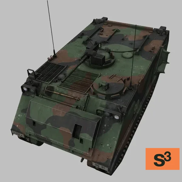 M1064A3 · US · camo — 3D model preview
