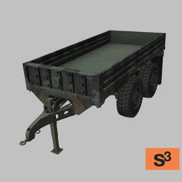 M1095-Trailer · US · camo — 3D model preview