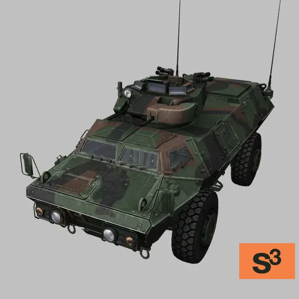 M1117 · US · camo — 3D model preview