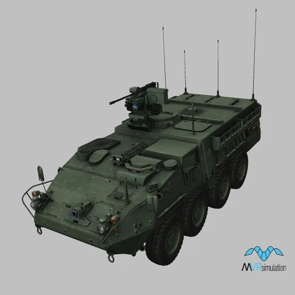 M1126 · M151 · US · green — 3D model preview