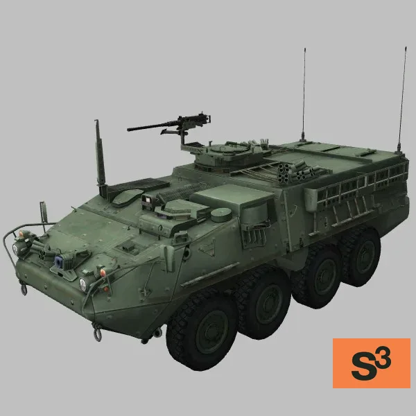 M1127 · M2 · US · green — 3D model preview