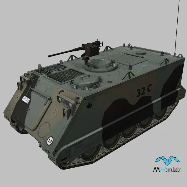 M113 · M2 · CA · camo — 3D model preview