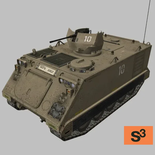 M113-Turret · CA · desert — 3D model preview