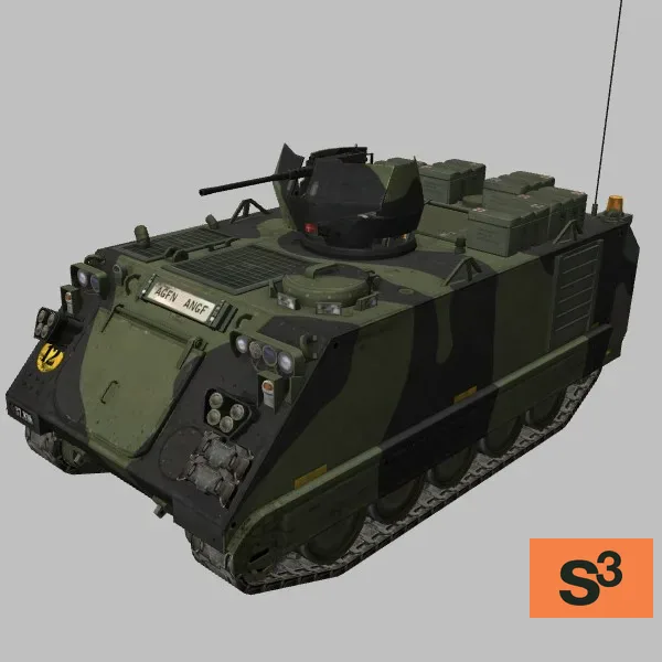 M113-Turret · DK · camo — 3D model preview