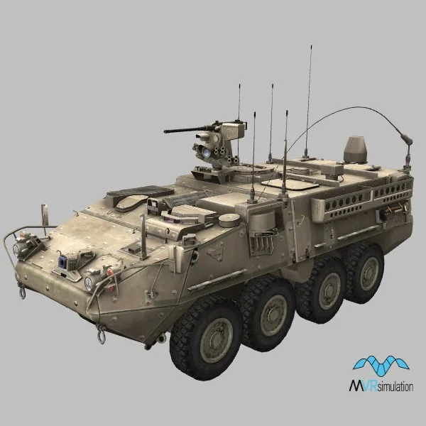 M1130 · M2 · US · desert — 3D model preview