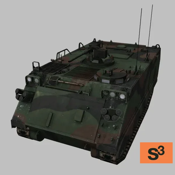 M113A2 · US · camo — 3D model preview