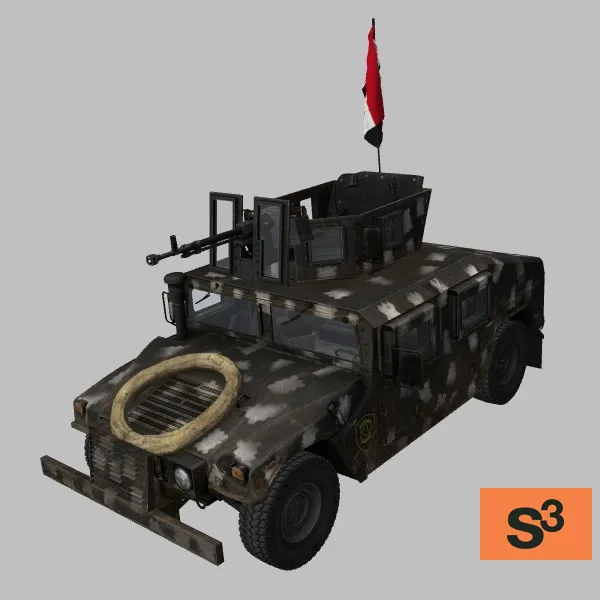M1151 · IQ · camo — 3D model preview