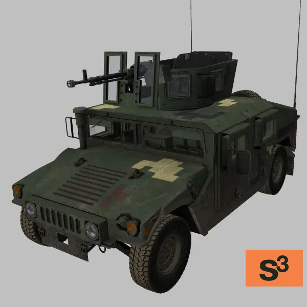 M1151 · UA · camo — 3D model preview