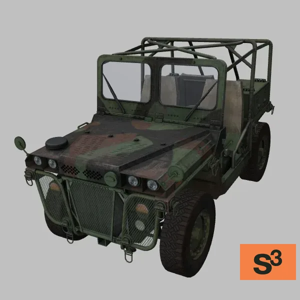M1163 · US · camo — 3D model preview