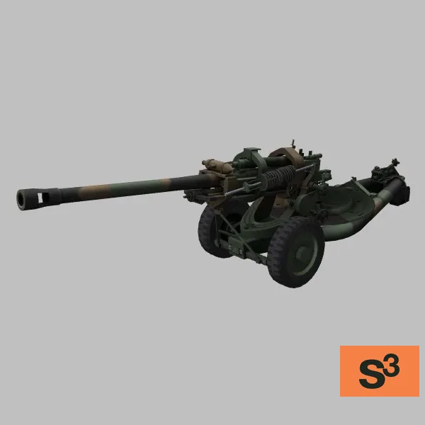 M119A1 · US · camo — 3D model preview
