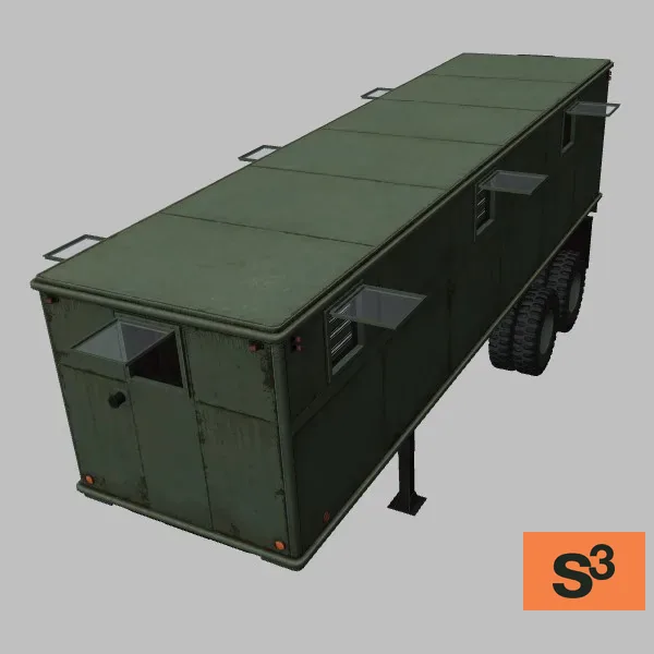 M129A3 · US · green — 3D model preview