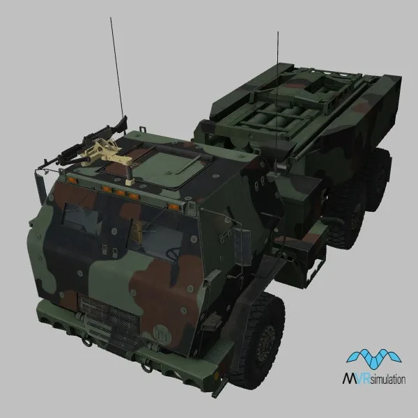 M142 · M240B · US · camo — 3D model preview