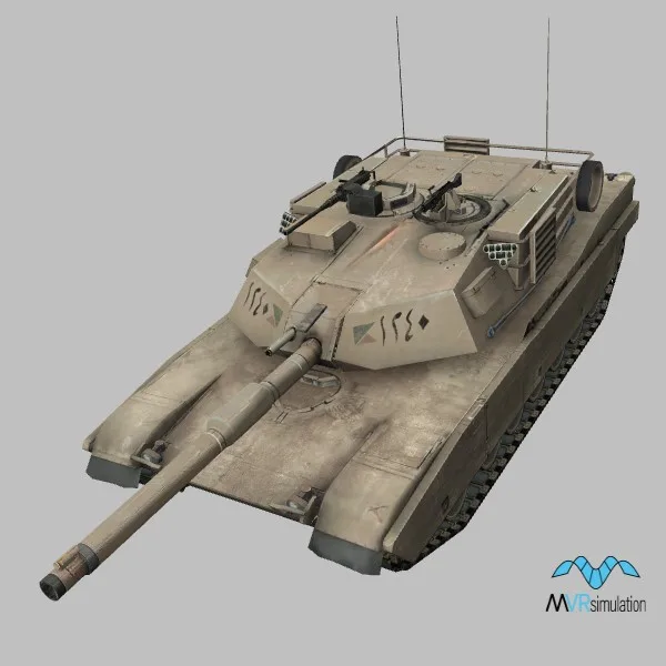 M1A1 · EG · desert — 3D model preview