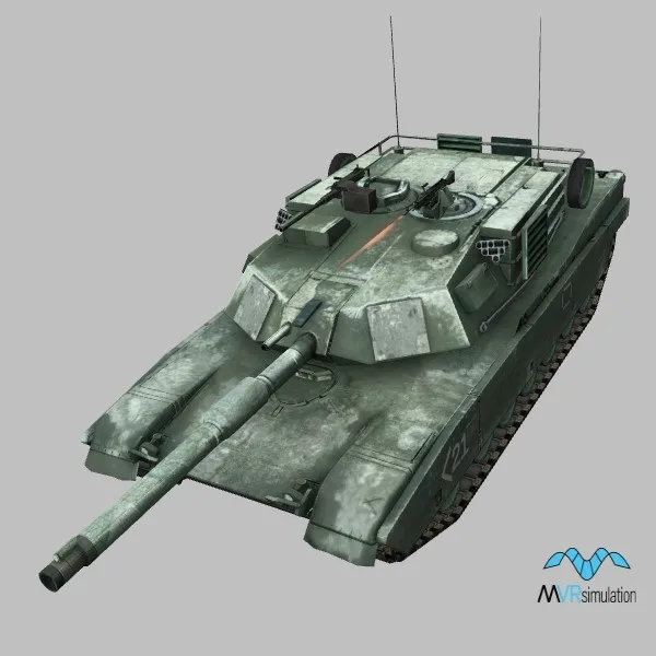 M1A1 · US · winter — 3D model preview