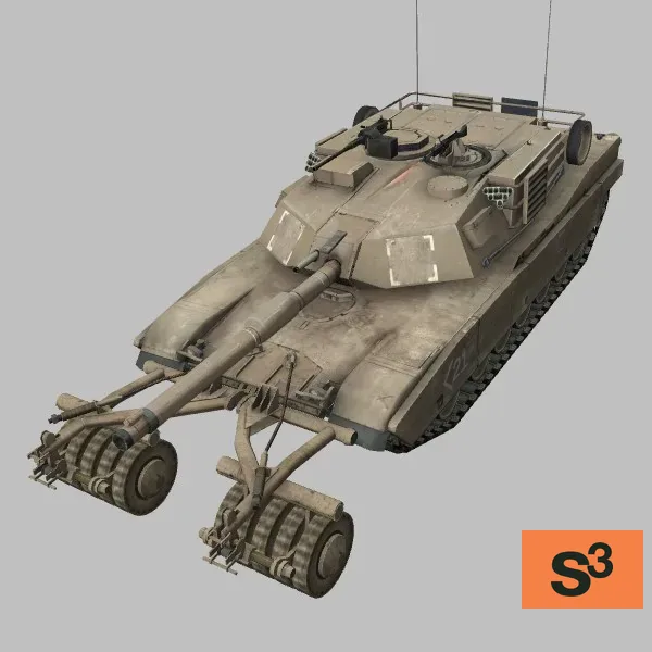 M1A2-MCRS · US · desert — 3D model preview