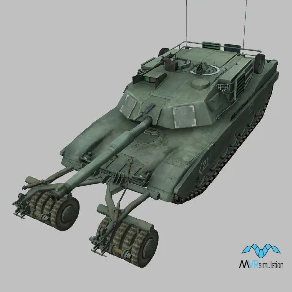 M1A2-MCRS · US · green — 3D model preview