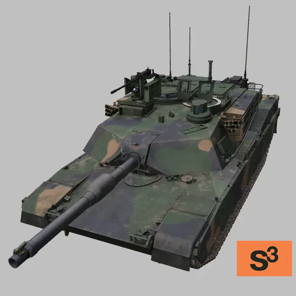 M1A2 · US · camo — 3D model preview