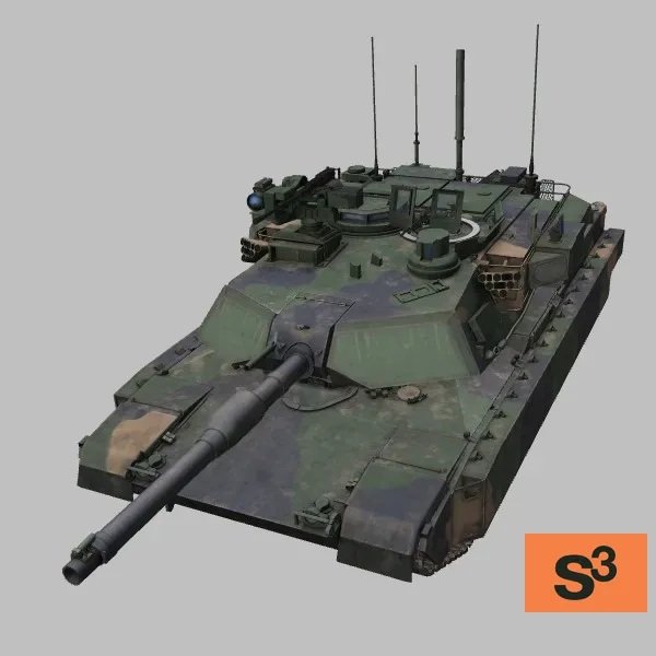 M1A2C · US · camo — 3D model preview