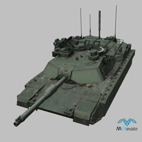 M1A2C · US · green — 3D model preview