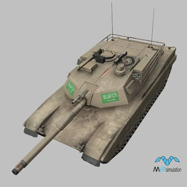 M1A2S · SA · desert — 3D model preview