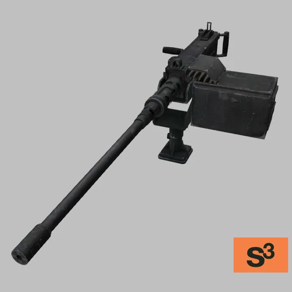M2HB-Mk93-Mod4 · US · black — 3D model preview