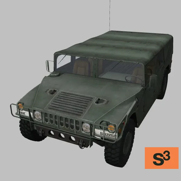 M998A1 · US · green — 3D model preview