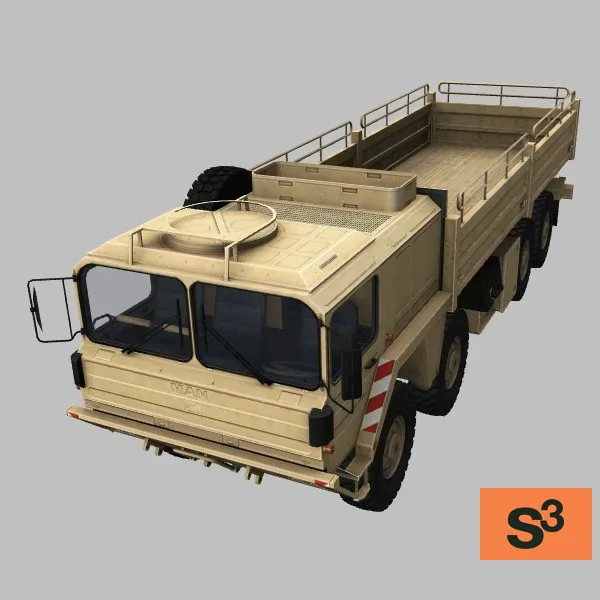MAN8x8 · DE · desert — 3D model preview