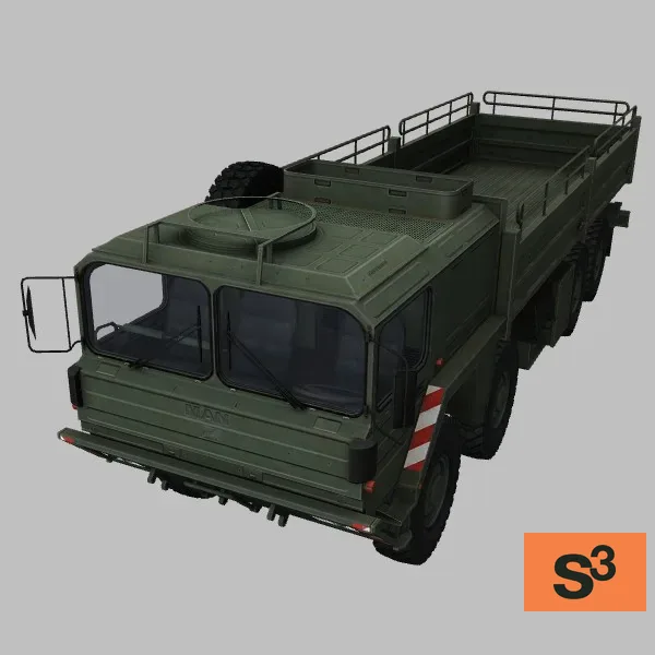 MAN8x8 · DE · green — 3D model preview