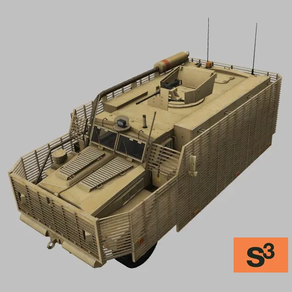 Mastiff-Slat-Armor · GB · desert — 3D model preview