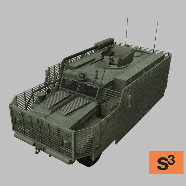 Mastiff-Slat-Armor · GB · green — 3D model preview